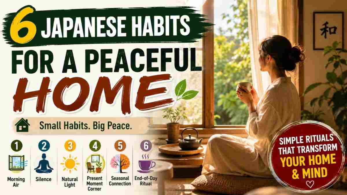 6 Japanese Habits That Can Turn Your Home Into a Peaceful Sanctuary